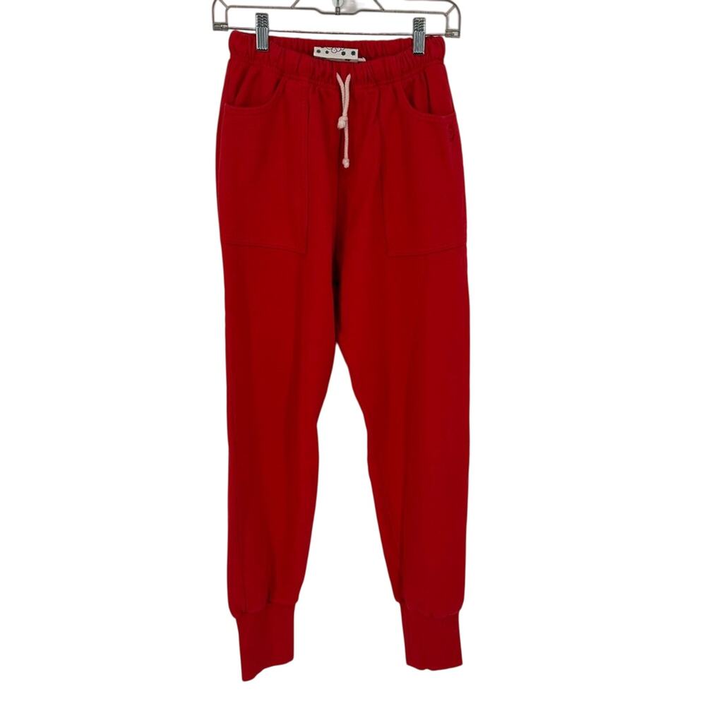 Big Bud Press Classic Sweatpants Mustang Red Sweatpants Jogger Size Medium